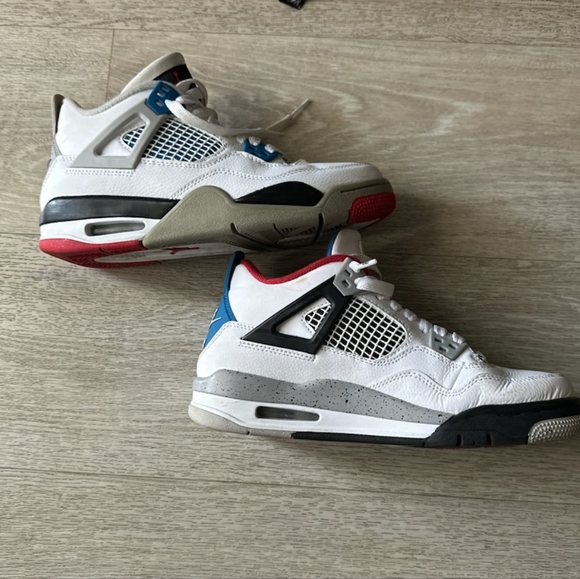 Air Jordan (GS) 4 Retro "WHAT THE" 2019 - Picture 2 of 16